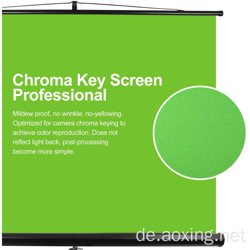 Chroma Key Green Bildschirm Hintergrundständer grüner Bildschirm